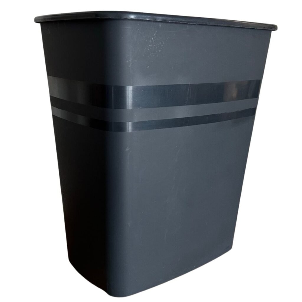 Cesto de Basura de 40 Litros Rectangular Negro G-C401 1