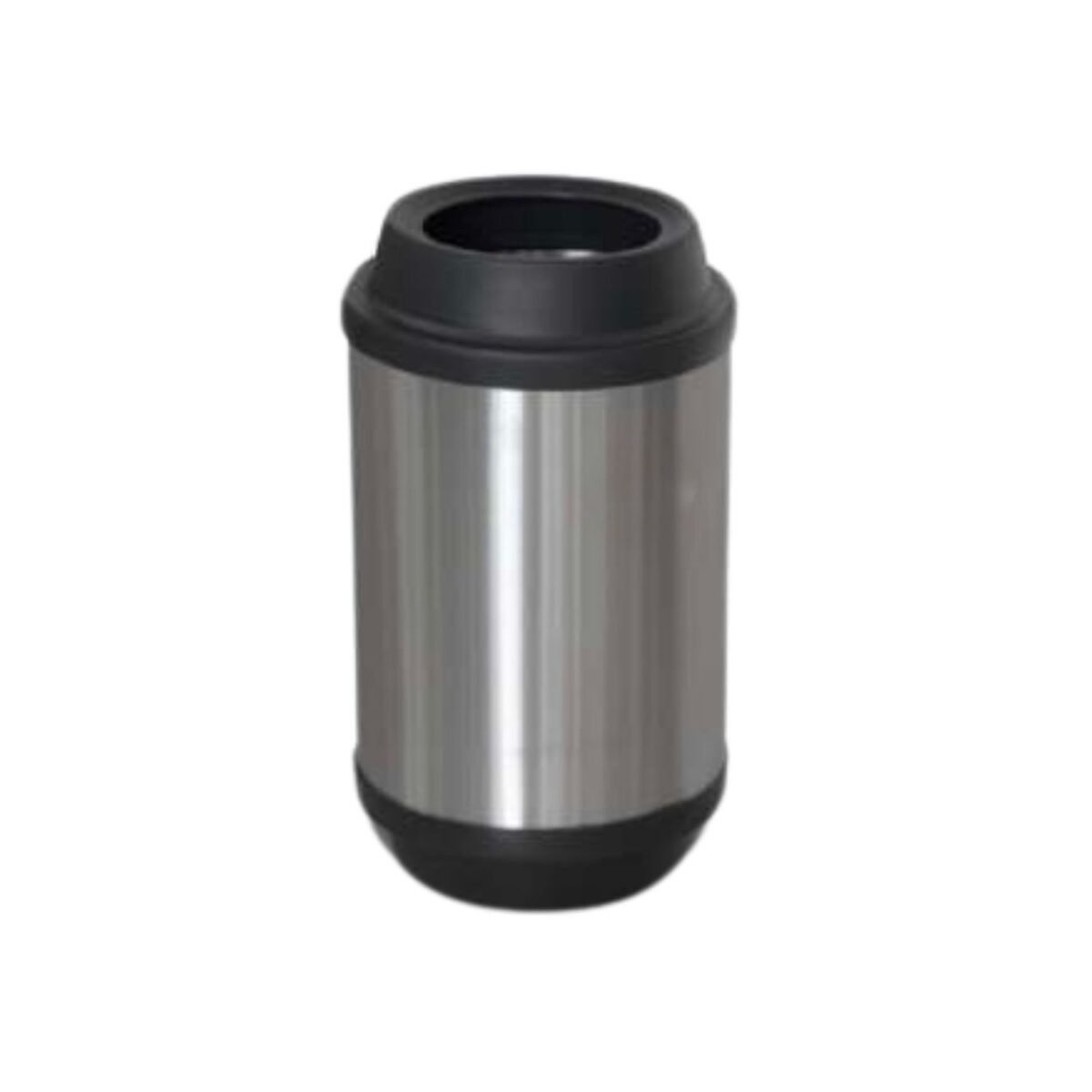 Cesto Papelero / Bote de Basura Papelero en Acero Inoxidable Tapa Pila de 23 cm x 33 cm y de 14 litros. Clave: G-110026