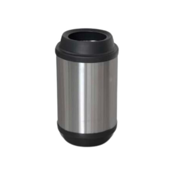 Cesto Papelero / Bote de Basura Papelero en Acero Inoxidable Tapa Pila de 23 cm x 33 cm y de 14 litros. Clave: G-110026