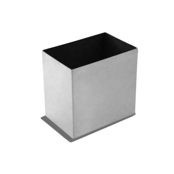 Cesto Papelero / Bote de Basura Papelero en Acero Inoxidable Rectangular de 30 cm x 20 cm x 29 cm y de 17 litros. Clave G-110805