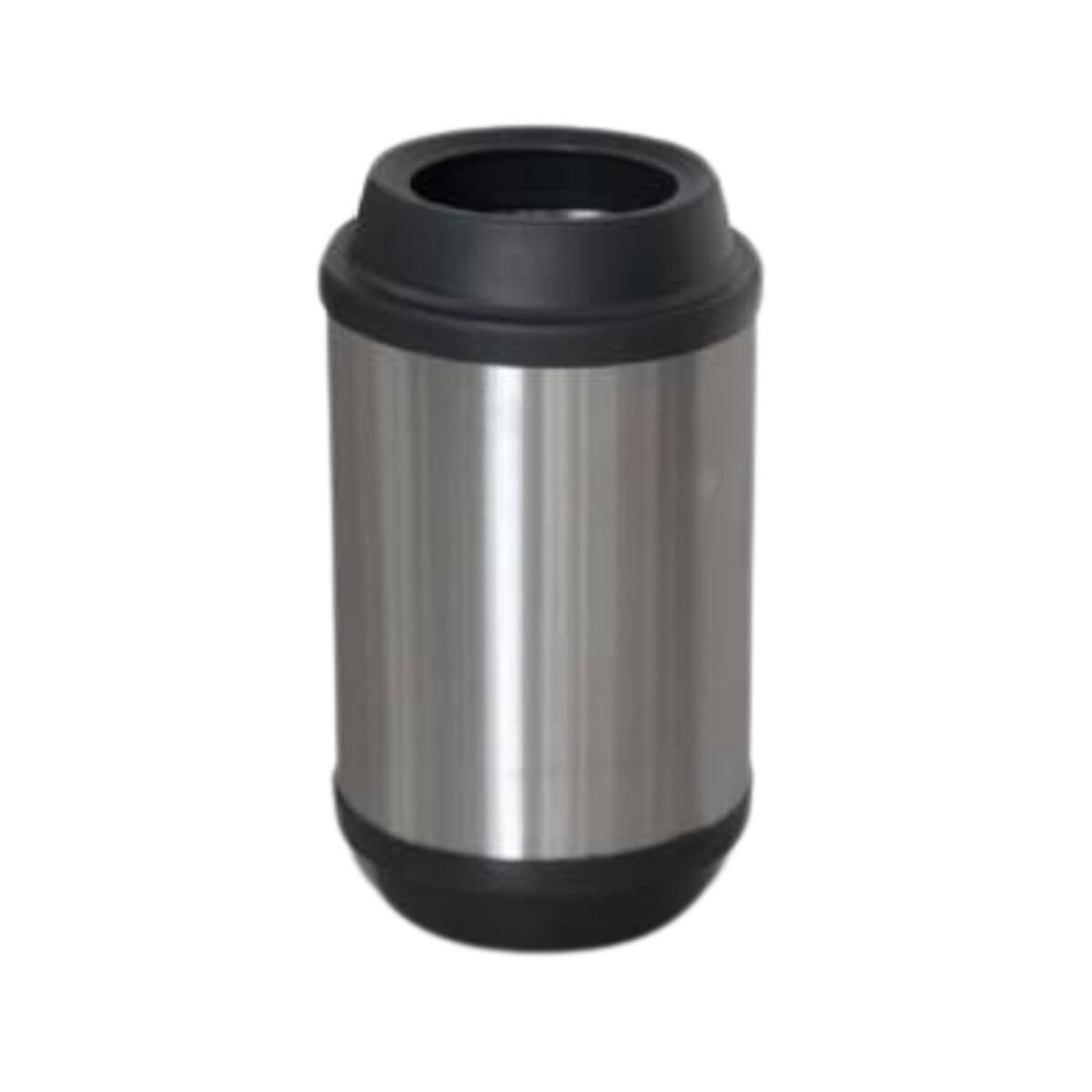Cesto Papelero / Bote de Basura Papelero en Acero Inoxidable Tapa Pila G-110026