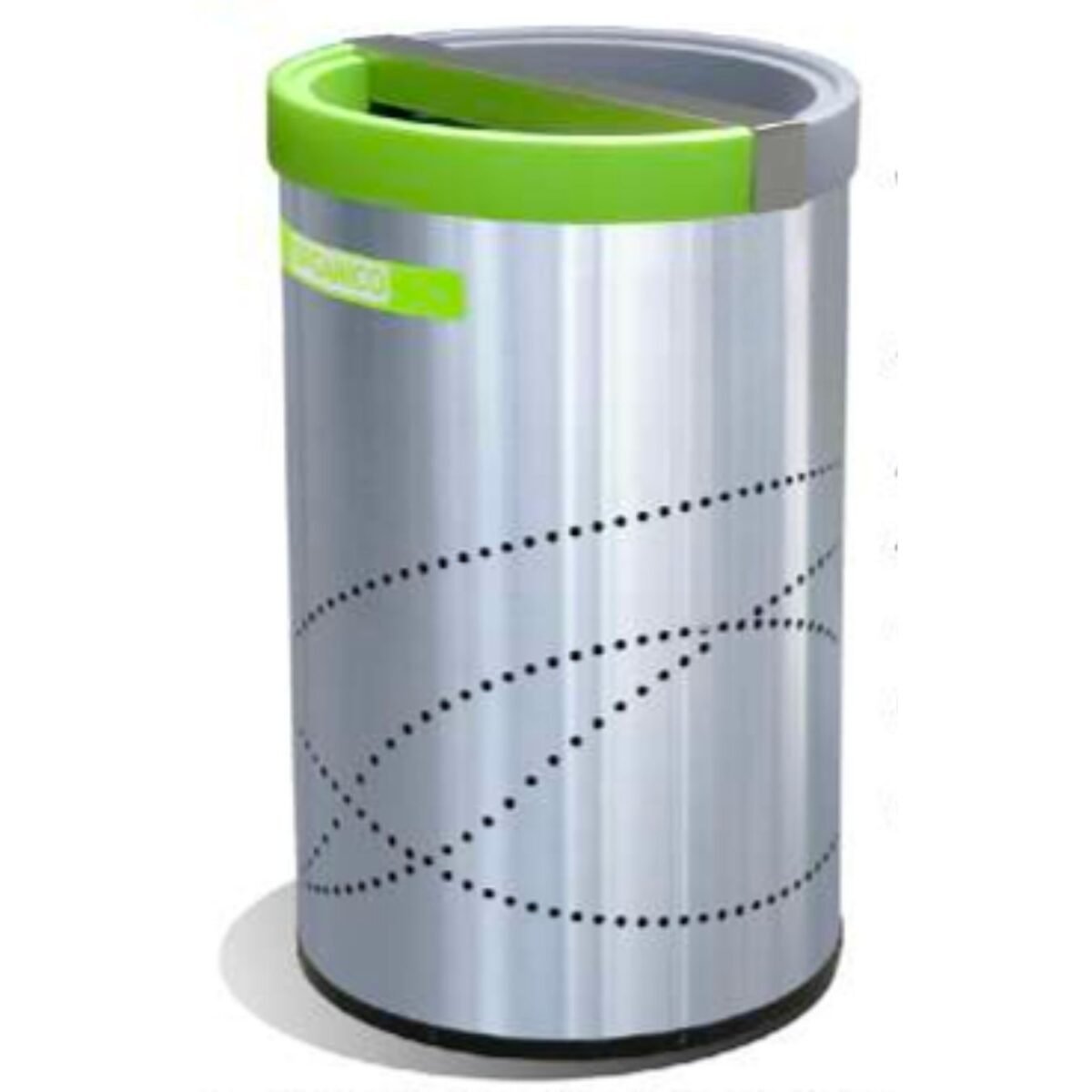 Basurero ecológico / Bote de Basura en Acero Inoxidable para reciclar Doble G-112756