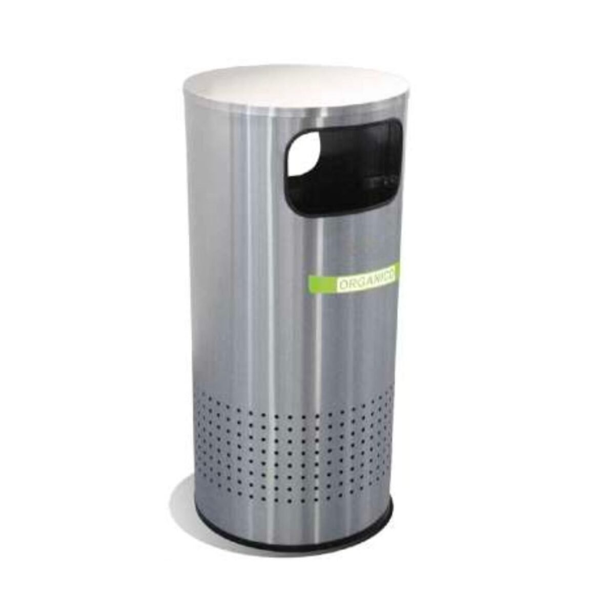 Basurero ecológico / Bote de Basura en Acero Inoxidable para reciclar Duplex G-113956